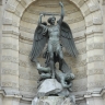 La fontaine Saint-Michel, à Paris